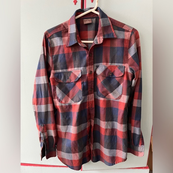 Plaid Button Down Shirt - Like New Condition - Picture 2 of 6